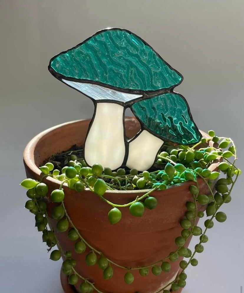 Mushroom Plant Stake